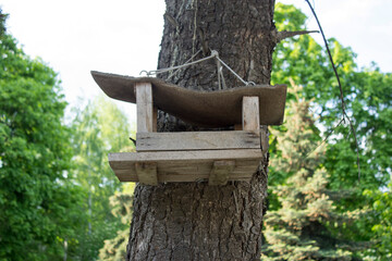 Bird feeder.