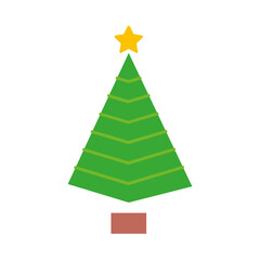 Fototapeta premium Christmas tree icon
