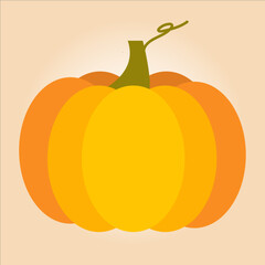 Happy Thanksgiving Day pumpkin pie and pumpkin vector card celebration harvest day cornucopia