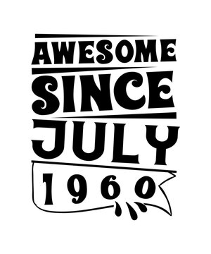 awesome since july 1960 svg