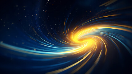 Fototapeta premium Dark natural particles gradient blurred vortex abstract poster web page PPT background, digital technology background, digital technology background