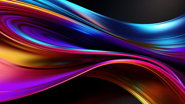 Abstract 3d Background. Generated with Midjourney AI V5.2