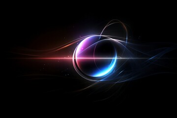 Obraz premium Whispers of the Multiverse: Explore the Cybernovescent Beauty in Technoglowave Nebulosecrelipse, an Artistriverse of Foil-Focused Depiction and Ludicrously-Intricate Shaded Elegance