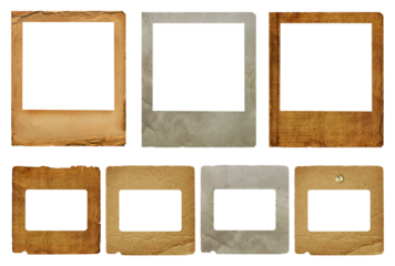 Set of old paper slides