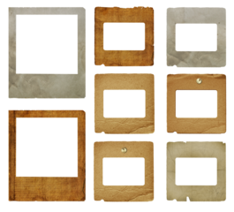Set of old paper slides