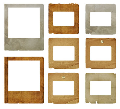 Set of old paper slides