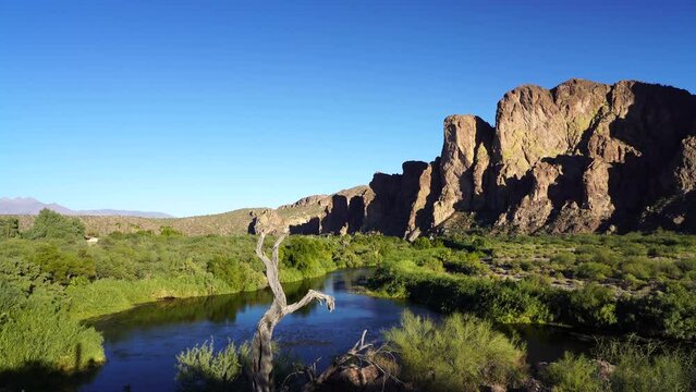 Arizona Salt River Landscapes, America, USA.