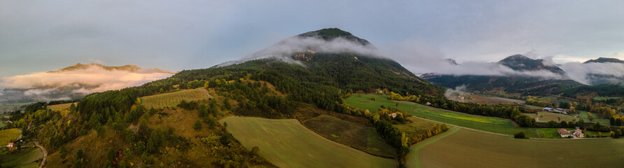 Frankreich bei Die. Landschaft im November