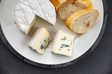 blue cheese intense flavor creamy soft mold cheese eating cooking appetizer meal food snack on the table copy space food background