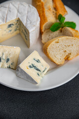 blue cheese intense flavor creamy soft mold cheese eating cooking appetizer meal food snack on the table copy space food background