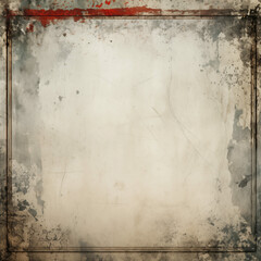 Abstract square frame, old style background, grunge, dirt. Mockup, empty space