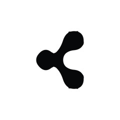 Share icon. Share button. Simple style search engine optimization company poster background symbol. Share brand logo design element. Share t-shirt printing. Vector for sticker.