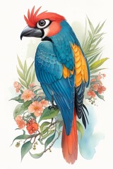 Guacamayo arcoíris // Rainbow macaw