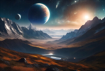 planet from outer space