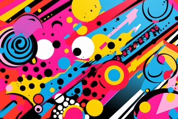 abstract background with circles - 677765340