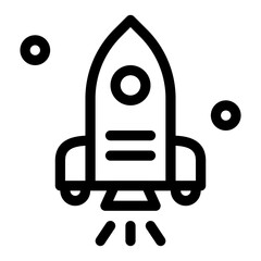 rocket vector design icon .svg
