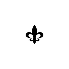  Fleur de lis icon sign logo isolated on white background © sljubisa