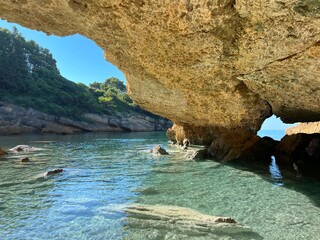 cave in the sea