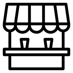 kiosk vector design icon.svg