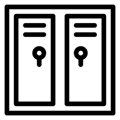 locker vector design icon.svg