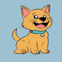 cat illustration character pretty funny sticker