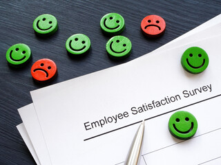 Emoticons and employee satisfaction survey.