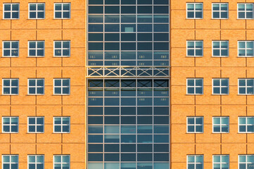 Windows of a tall office block