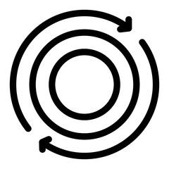refresh vector design icon . Svg