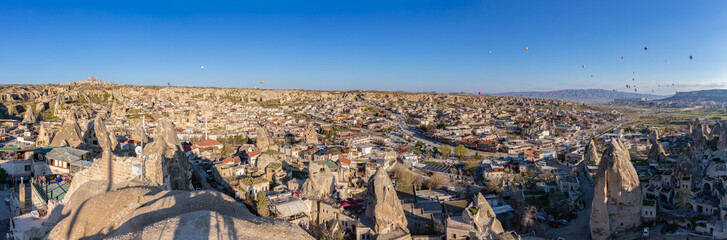 Fototapeta premium Goreme Town in Cappadocia Panorama