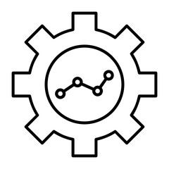 setting vector design icon . Svg