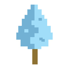 nature winter pixel art