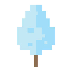 nature winter pixel art
