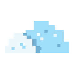 nature winter pixel art