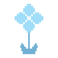 nature winter pixel art