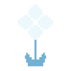 nature winter pixel art