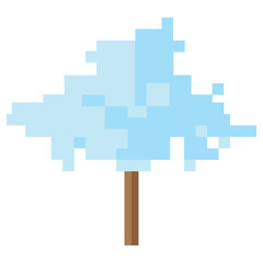nature winter pixel art