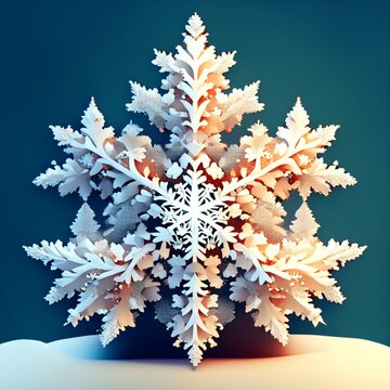 abstract christmas tree