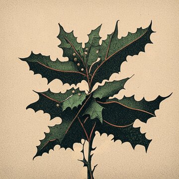mistletoe leaves