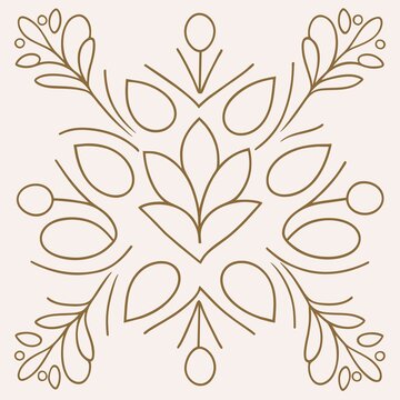 abstract floral ornament