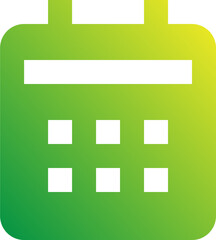 Lime Calendar Icon