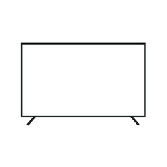 Vector Flat Smart TV Icon