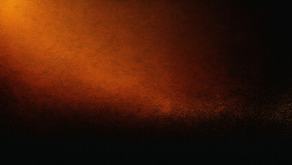 Fototapeta na wymiar A bold Crimson Orange Gold glowing grainy gradient background with a deep black noise texture, suitable for a poster, header, or banner design.