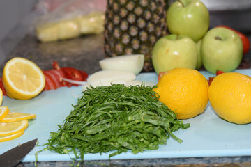 fruits and vegetables natural healthy food green apple pineapple cabbage tomato