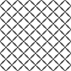 Black seamless abstract pattern. Overlay for background and backdrop. Ornamental design. PNG graphic illustration with transparent background.