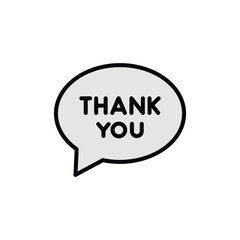 Chat Bubble icon design with white background stock illustration