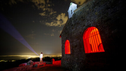 a look at the valley from the church