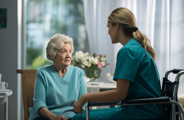 Obraz premium Pflege und Medizin, generative AI