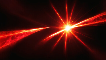 Fototapeta na wymiar Overlay, flare light transition, effects sunlight, lens flare, light leaks. High-quality stock image of warm sun rays light effects, overlays or Crimson Red flare isolated on black background for desi