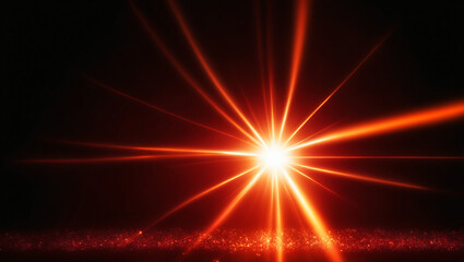 Fototapeta na wymiar Overlay, flare light transition, effects sunlight, lens flare, light leaks. High-quality stock image of warm sun rays light effects, overlays or Crimson Red flare isolated on black background for desi