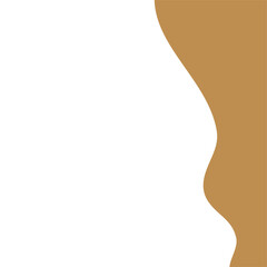 Organic Shape Vector Corner Frame 